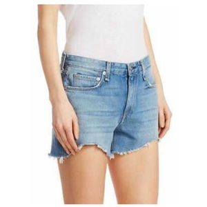 rag & bone dre distressed denim shorts
